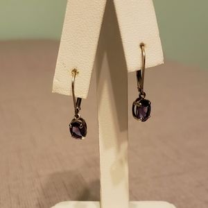 Amethyst SS Earrings